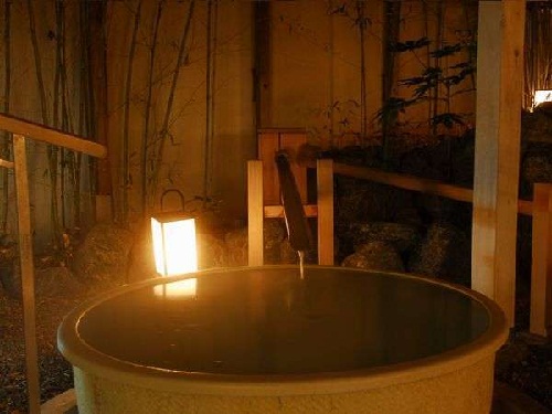 Public open-air bath photo